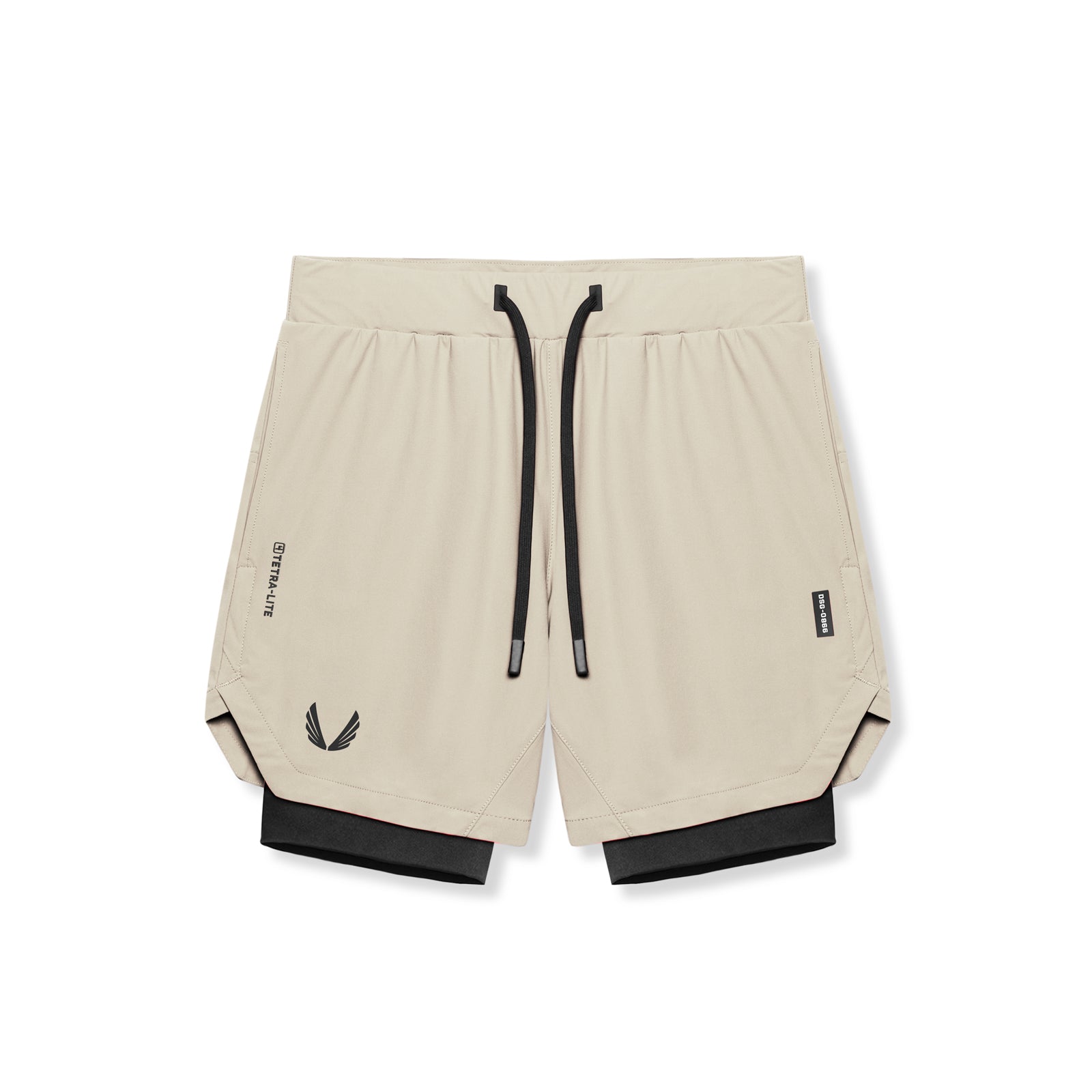 0866. Tetra-Lite® 7" Liner Short Sand Smoke "Wings"/Black | ASRV Online