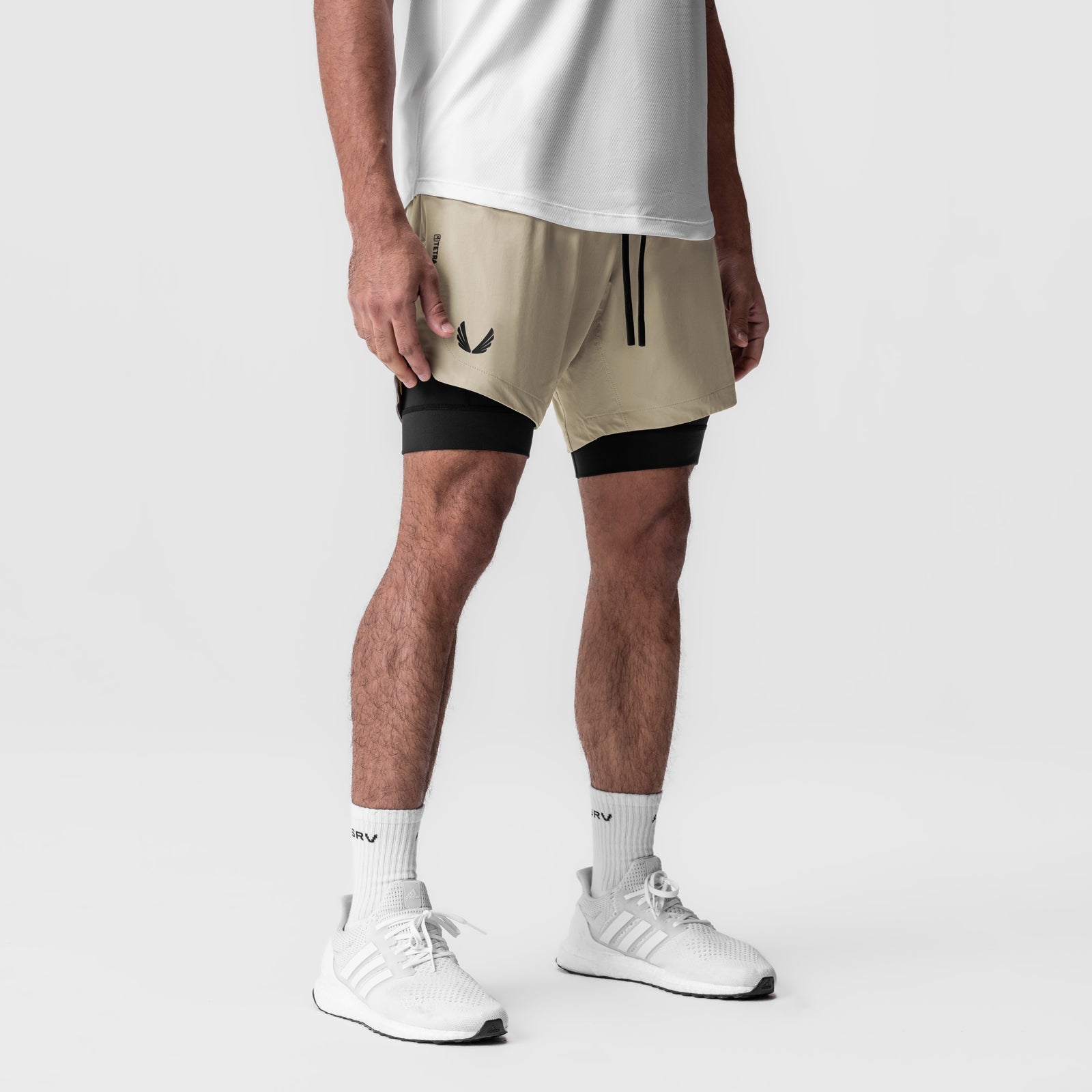 0866. Tetra-Lite® 7" Liner Short Sand Smoke "Wings"/Black | ASRV Online