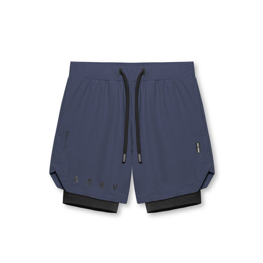 0866. Tetra-Lite® 7" Liner Short Navy "ASRV"/Black | ASRV US