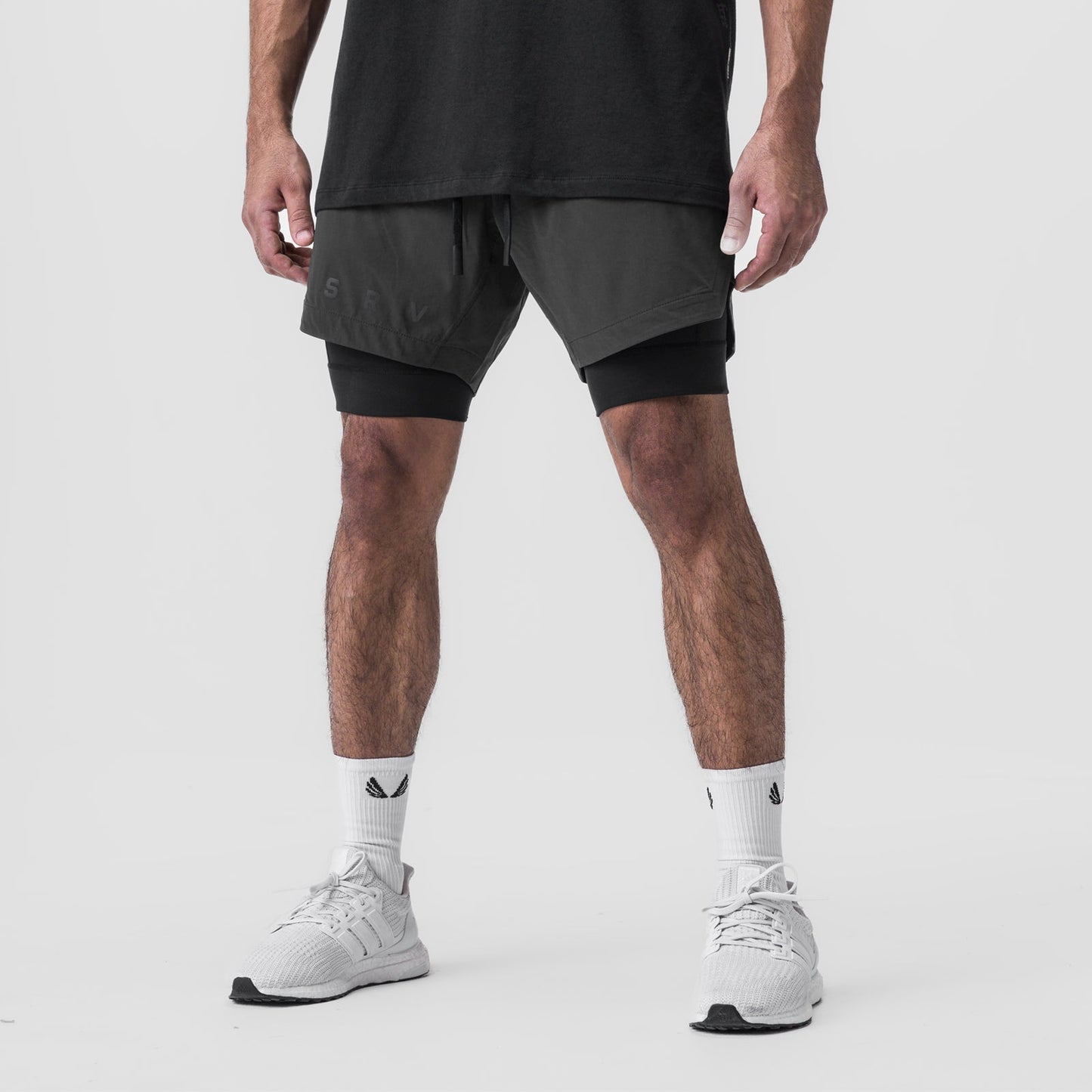 0866. Tetra-Lite® 7" Liner Short Space Grey "ASRV"/Black | ASRV on sale