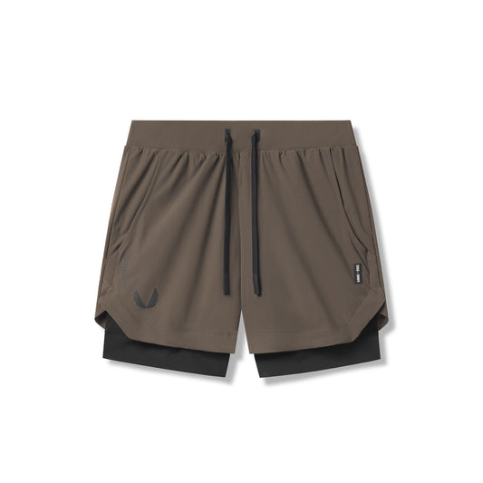 0865. Tetra-Lite® 5" Liner Short Deep Taupe "Wings"/Black | ASRV for sale