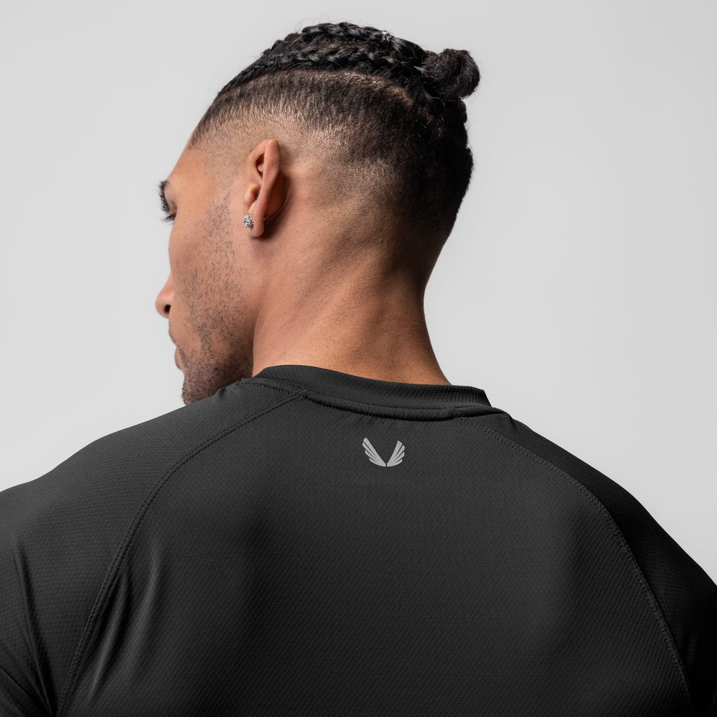 0918. AeroSilver® Fitted Tee Black "OTWR" | ASRV discount
