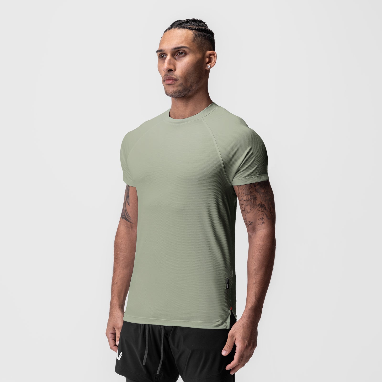 0918. AeroSilver® Fitted Tee Sage | ASRV Online