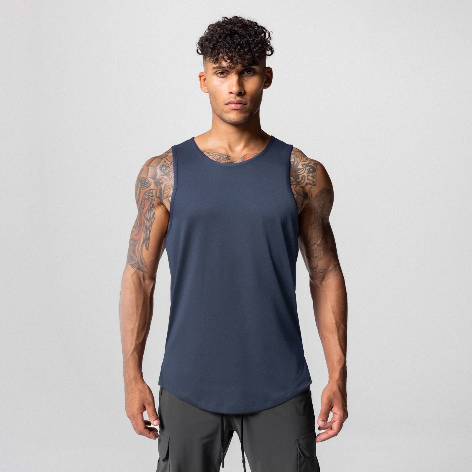 0830. AeroSilver® Tank Top Navy | ASRV Discount