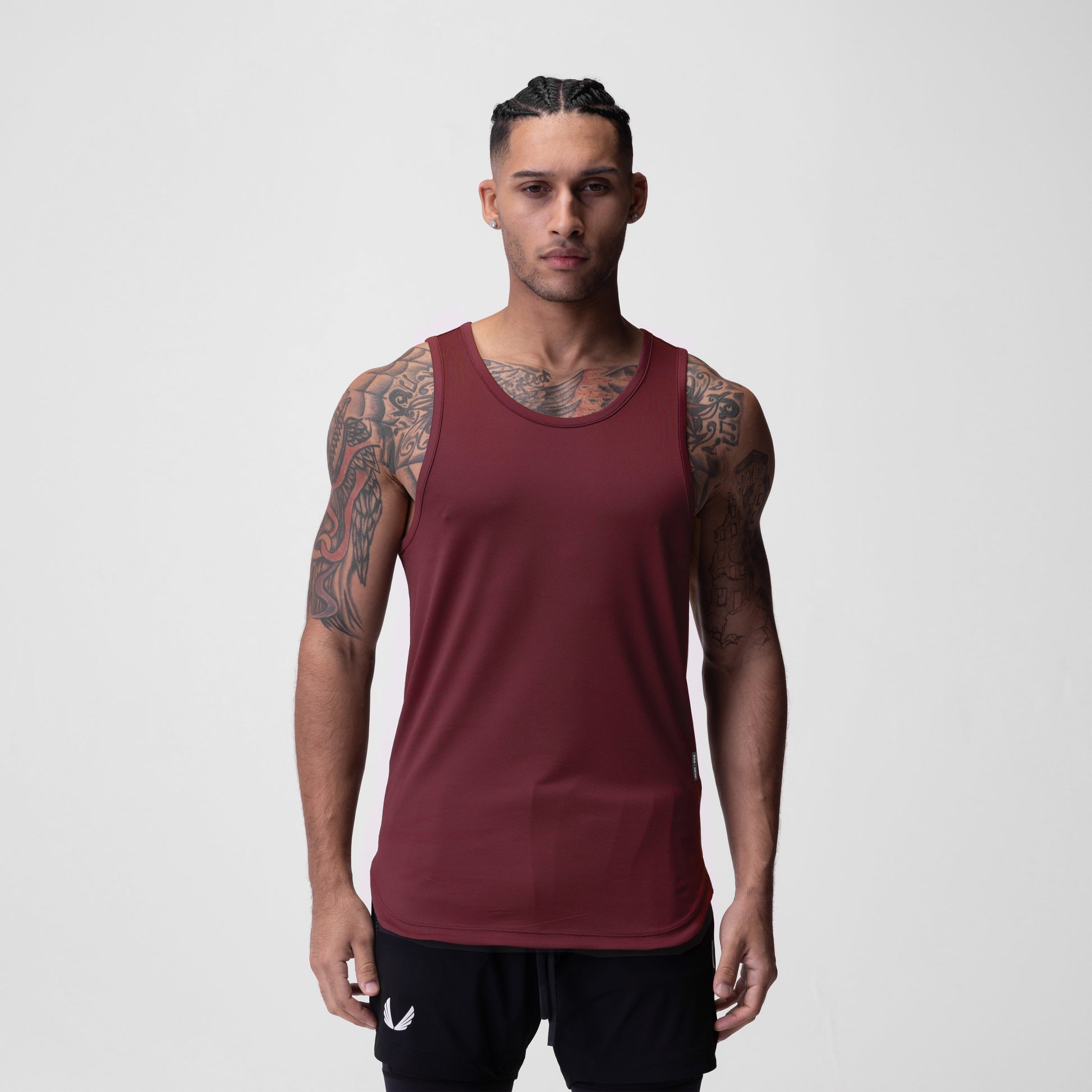 0830. AeroSilver® Tank Top Crimson | ASRV on sale