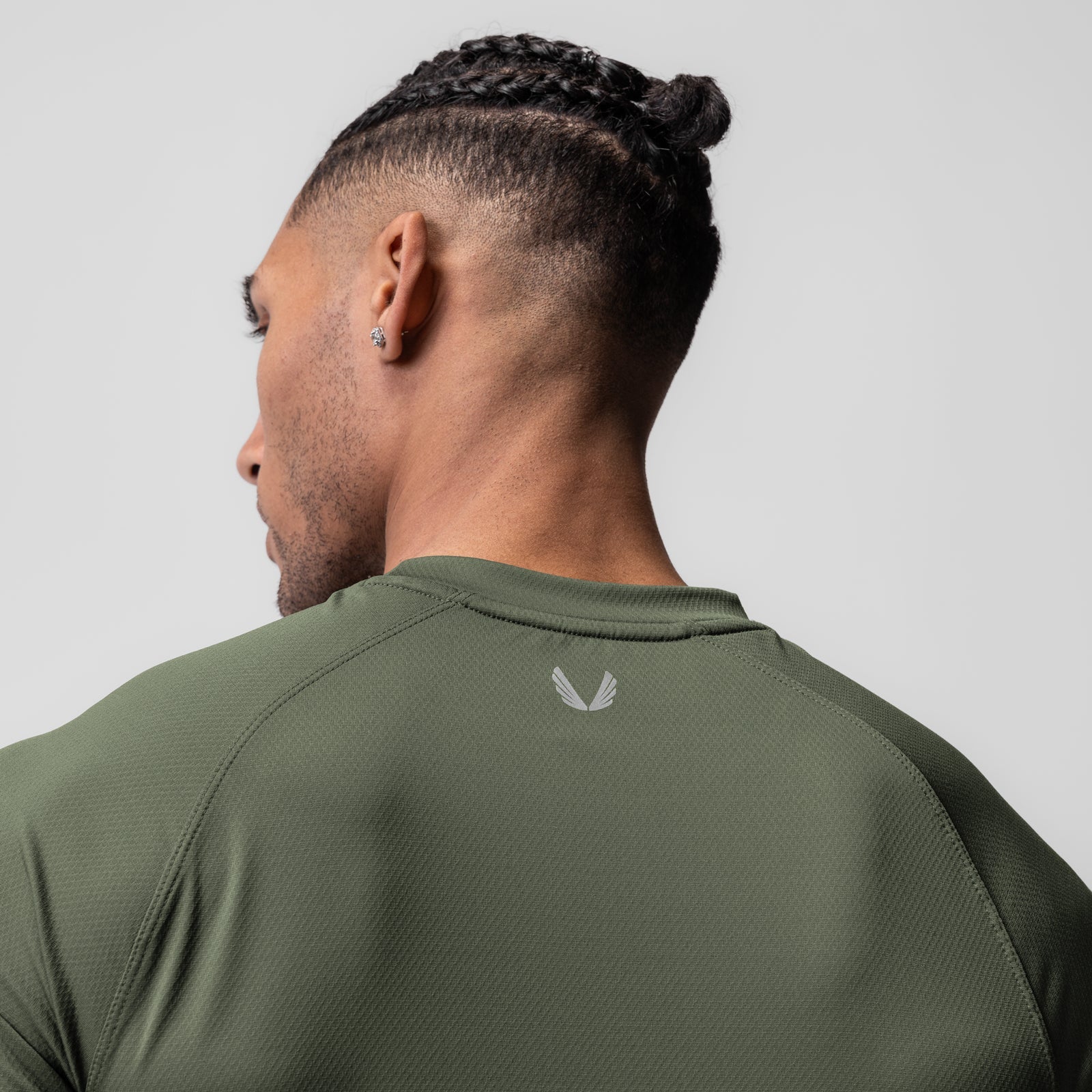 0918. AeroSilver® Fitted Tee Olive | ASRV for sale