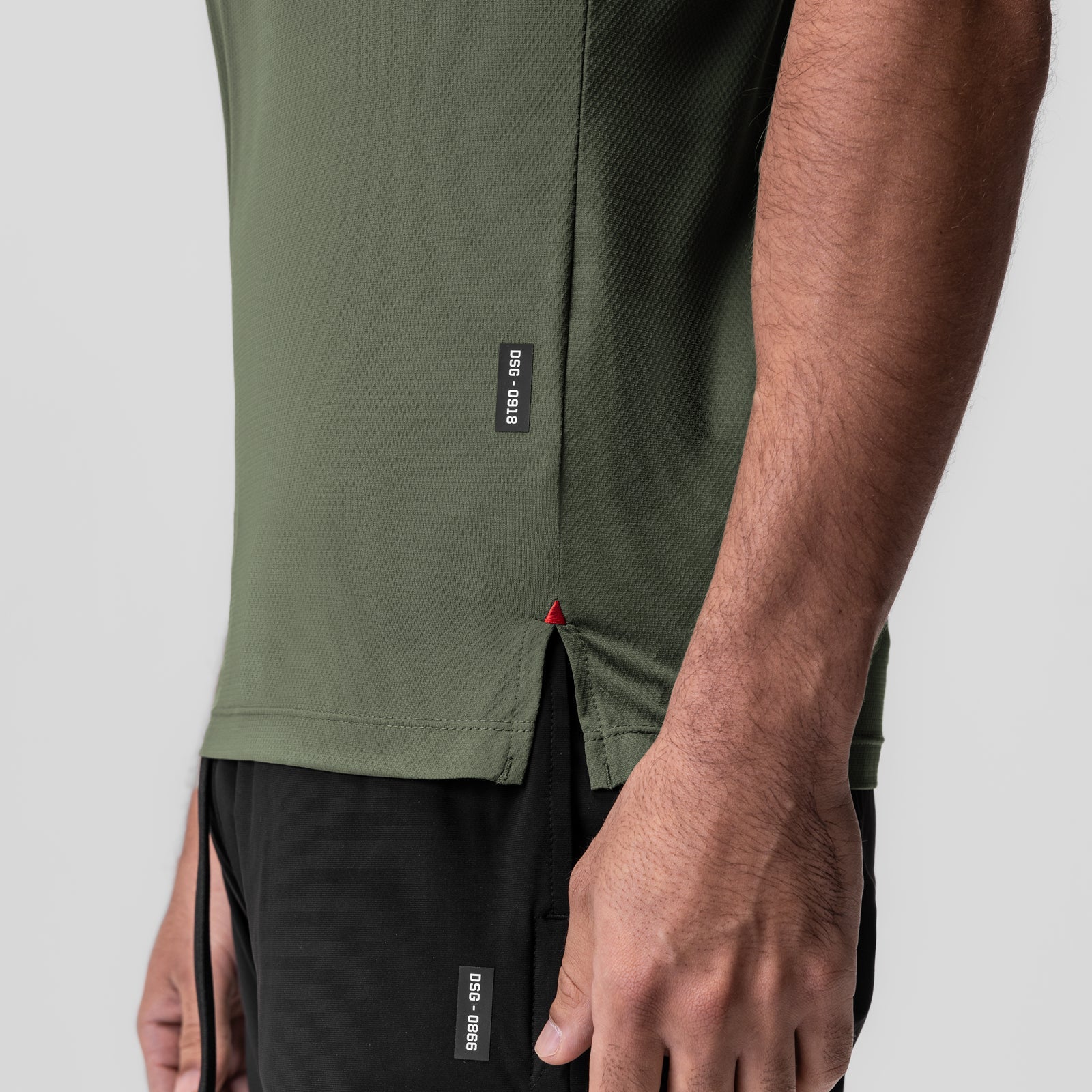 0918. AeroSilver® Fitted Tee Olive | ASRV for sale