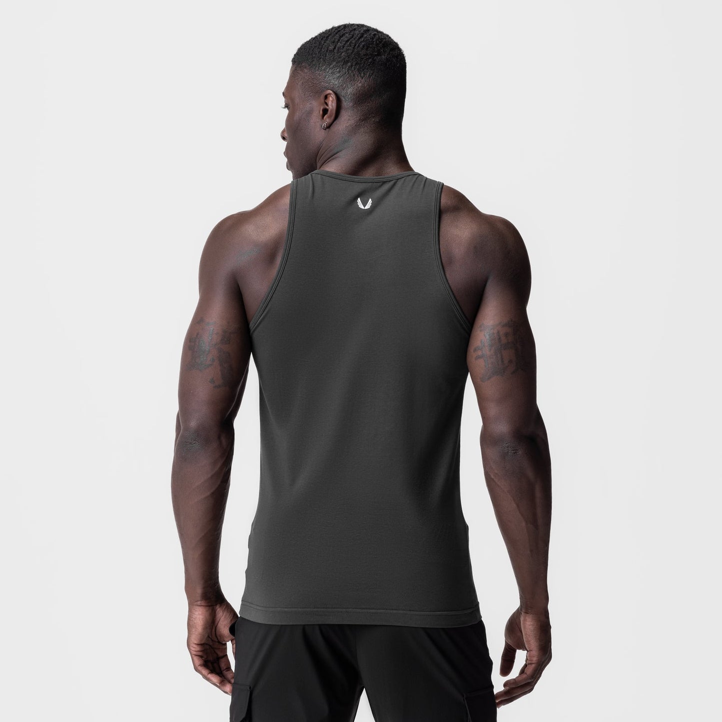 0924. Supima® Essential Slim Tank Space Grey | ASRV US