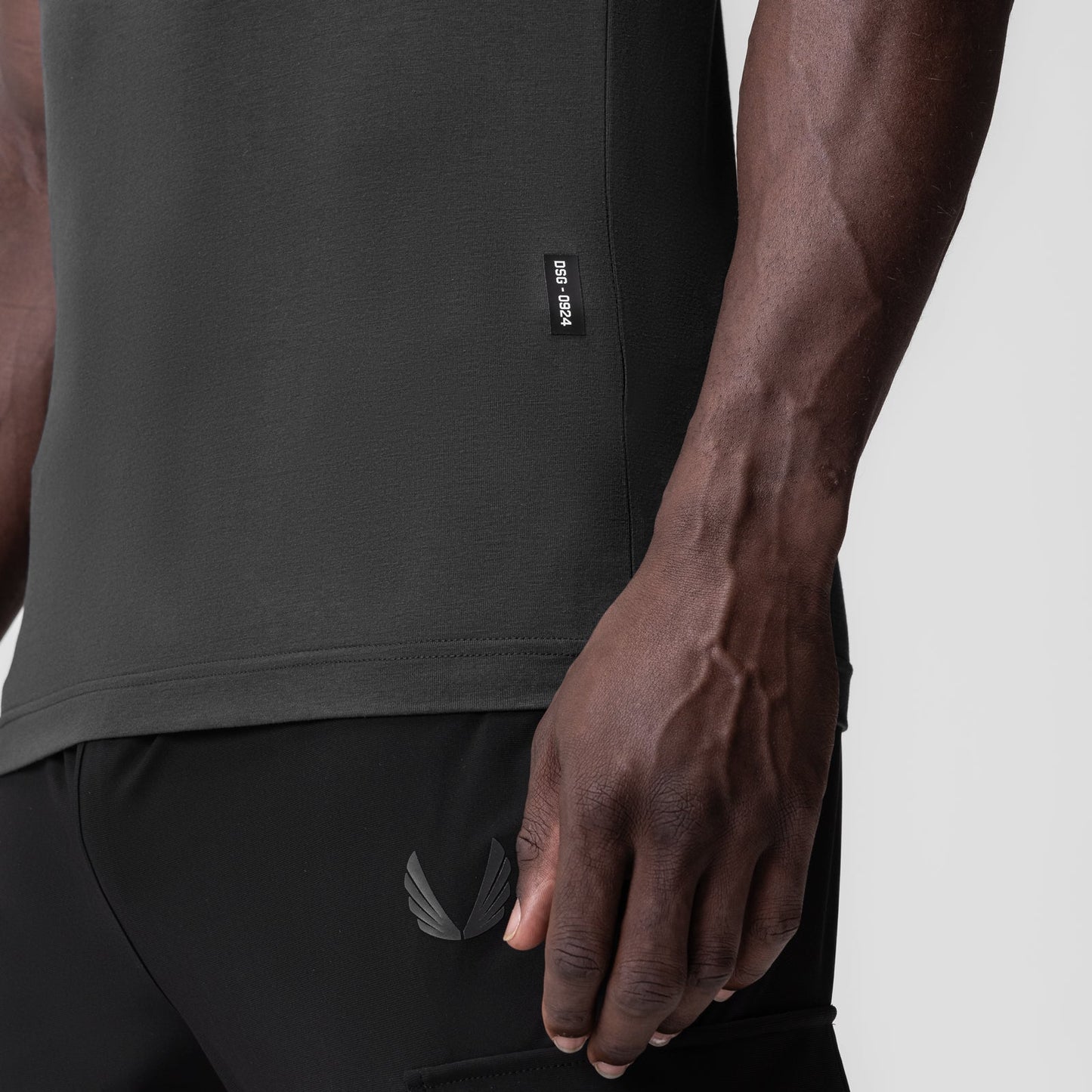 0924. Supima® Essential Slim Tank Space Grey | ASRV US