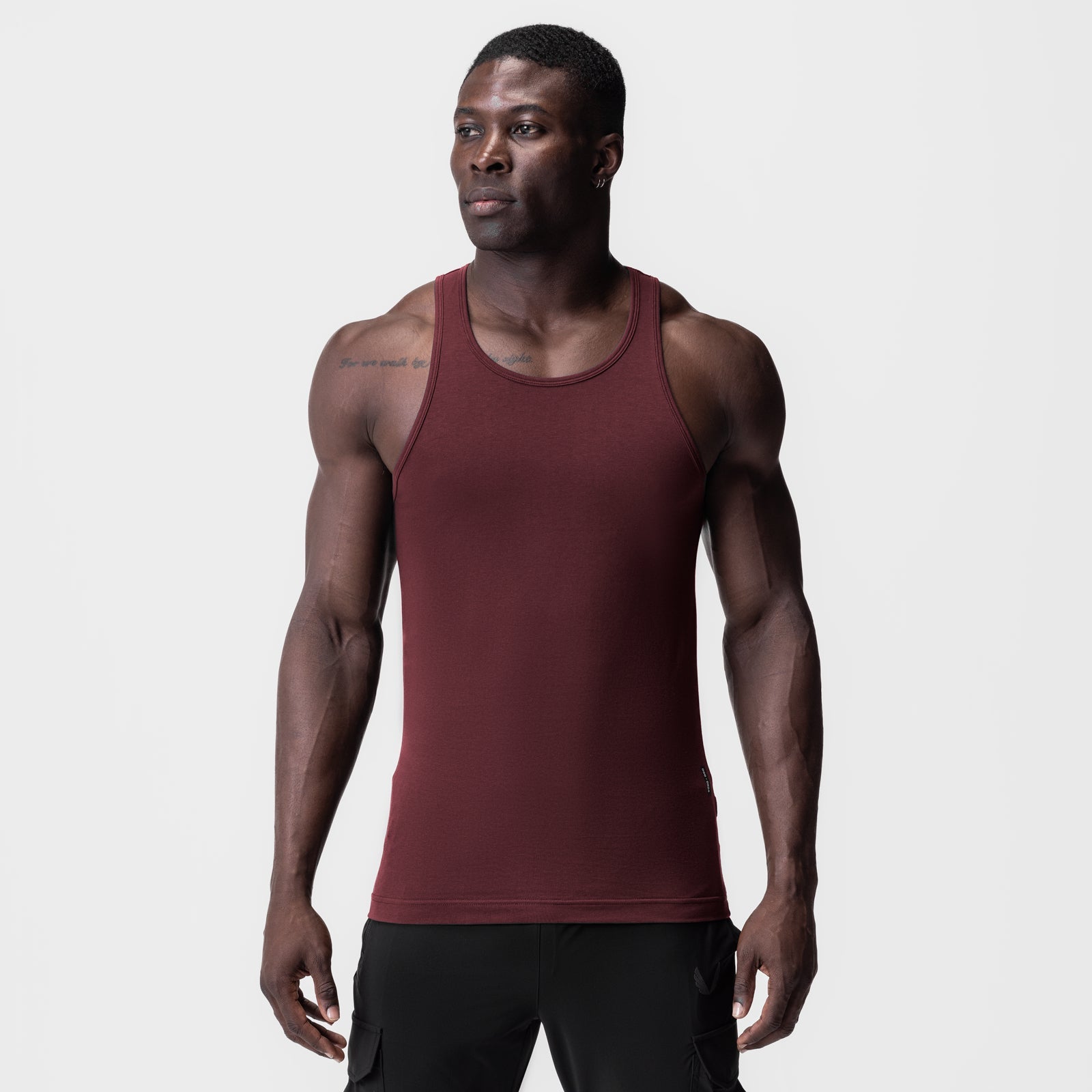 0924. Supima® Essential Slim Tank Crimson | ASRV sale