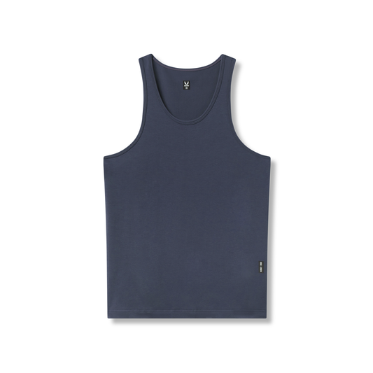 0924. Supima® Essential Slim Tank Navy | ASRV on sale