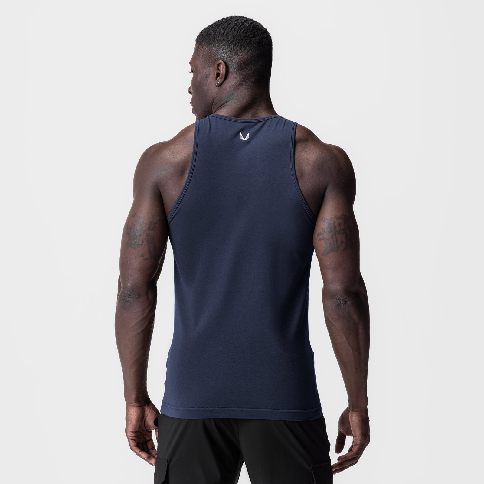 0924. Supima® Essential Slim Tank Navy | ASRV on sale