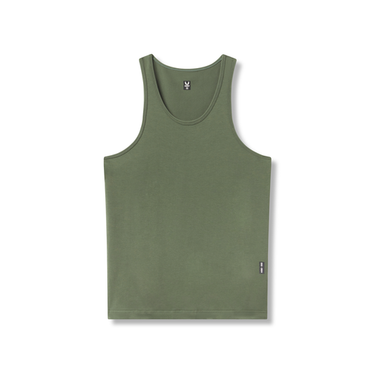 0924. Supima® Essential Slim Tank Olive | ASRV discount