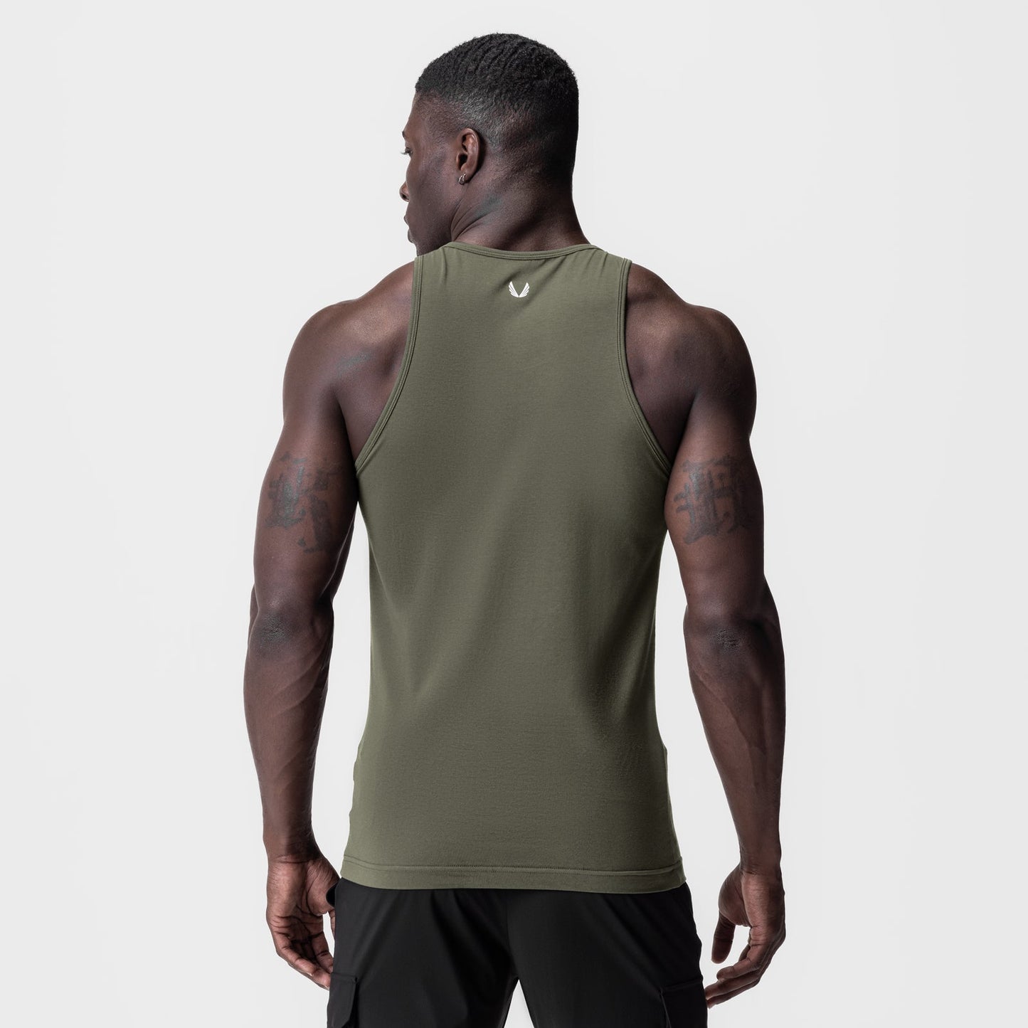 0924. Supima® Essential Slim Tank Olive | ASRV discount