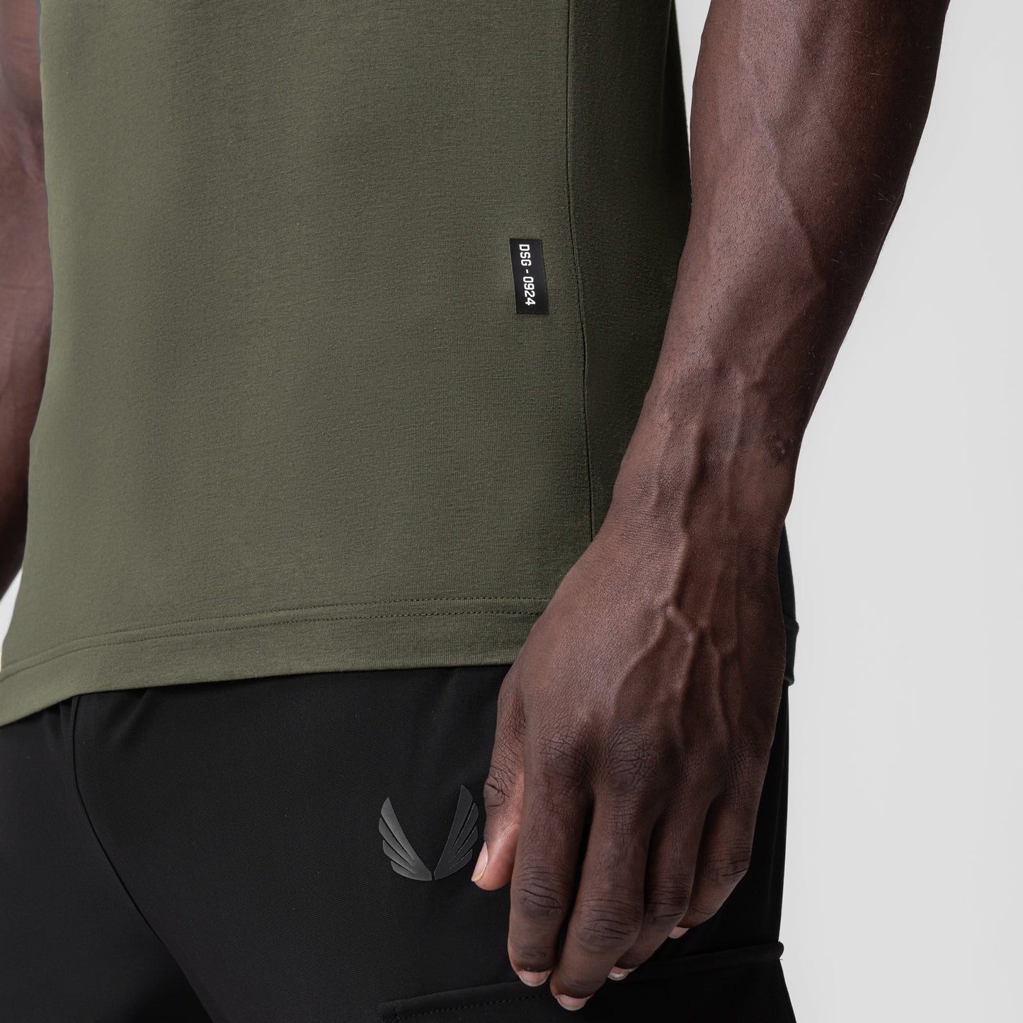 0924. Supima® Essential Slim Tank Olive | ASRV discount