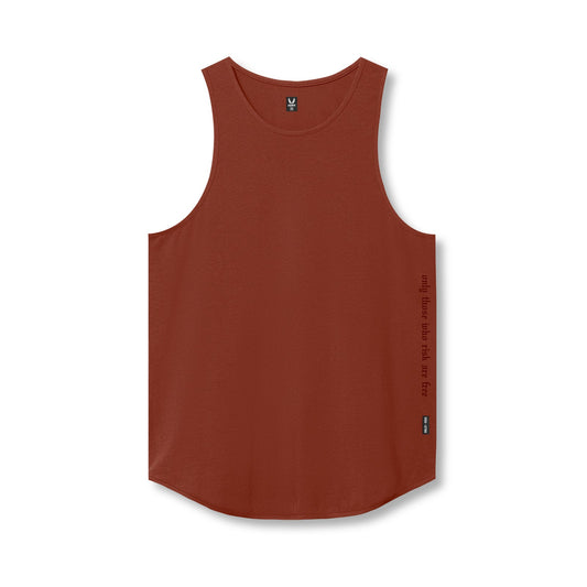 0780. Supima® Extended Tank Top Brick | ASRV sale