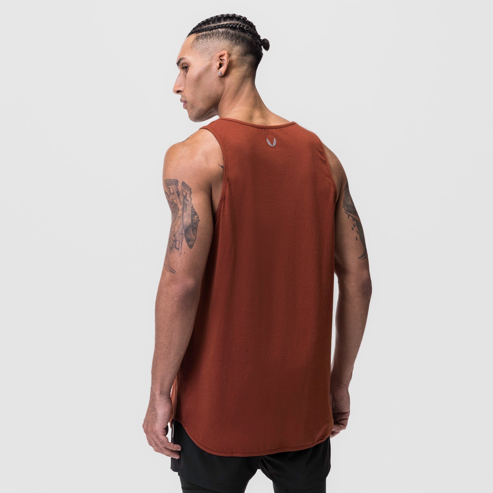 0780. Supima® Extended Tank Top Brick | ASRV sale