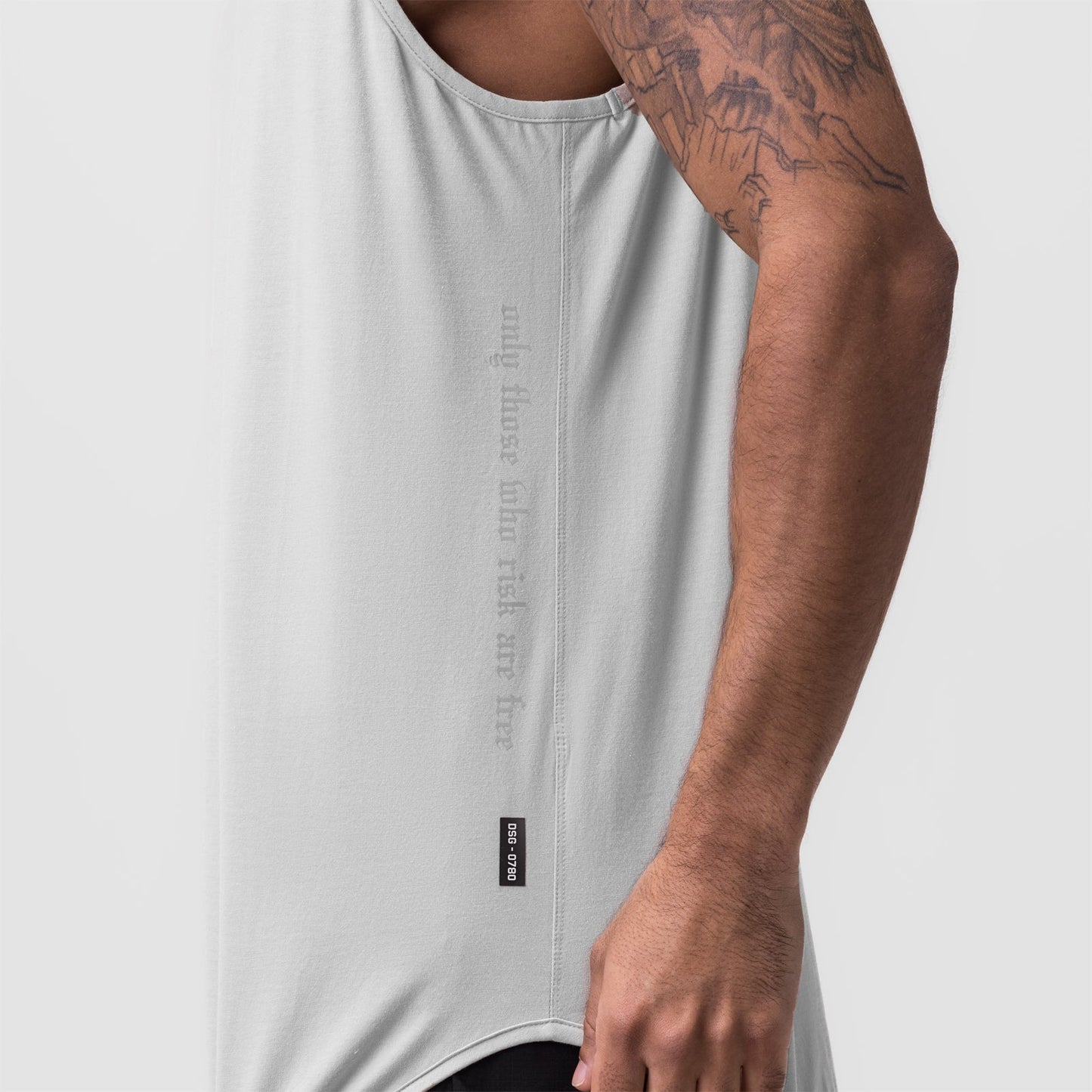 0780. Supima® Extended Tank Top White | ASRV on sale