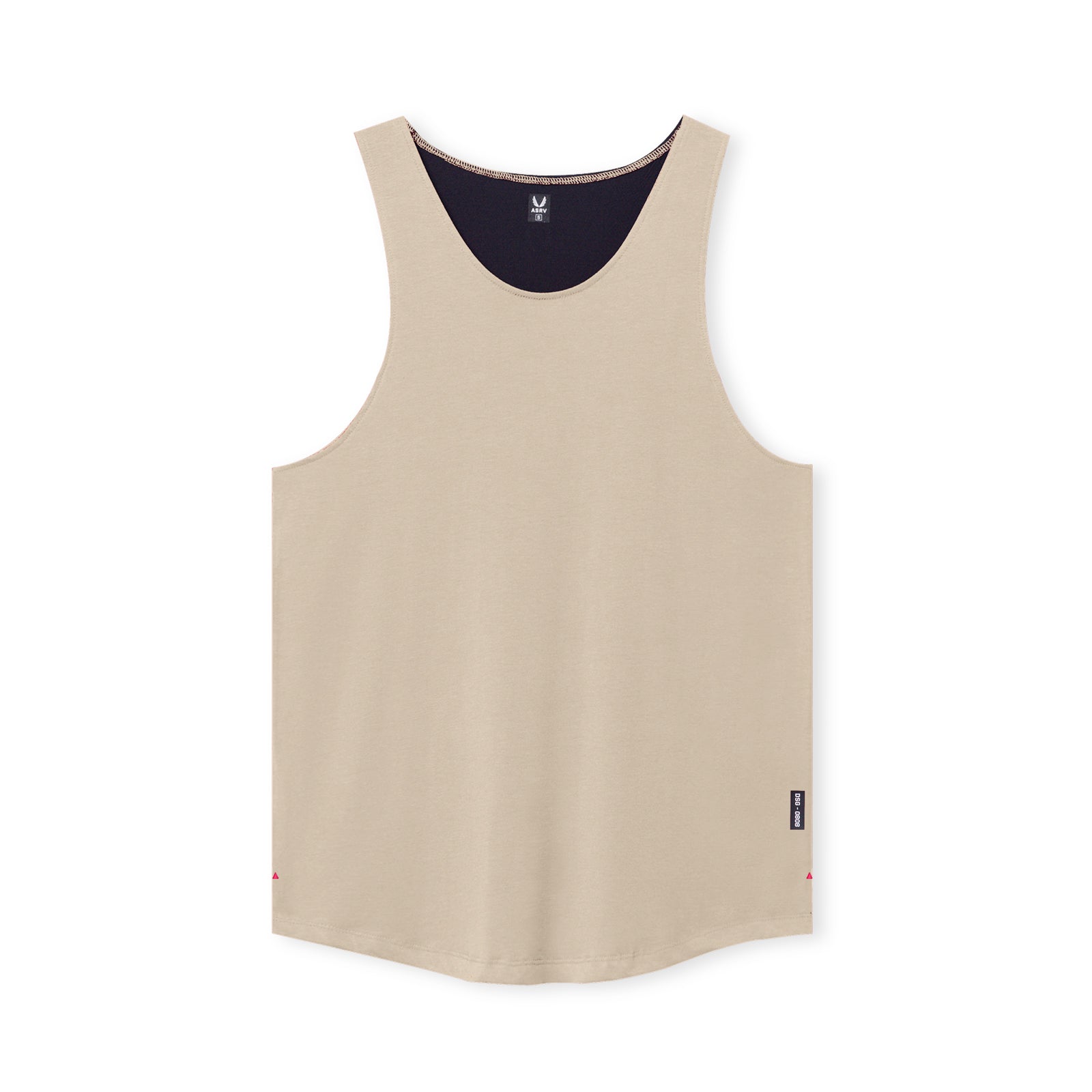 0808. Supima® Vented Tank Beige | ASRV Online