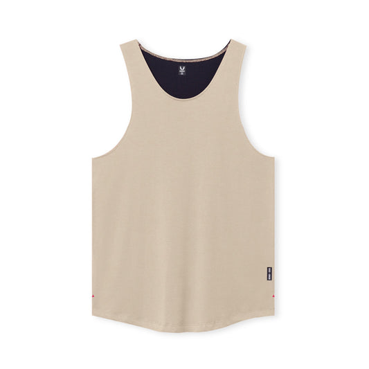 0808. Supima® Vented Tank Beige | ASRV Online