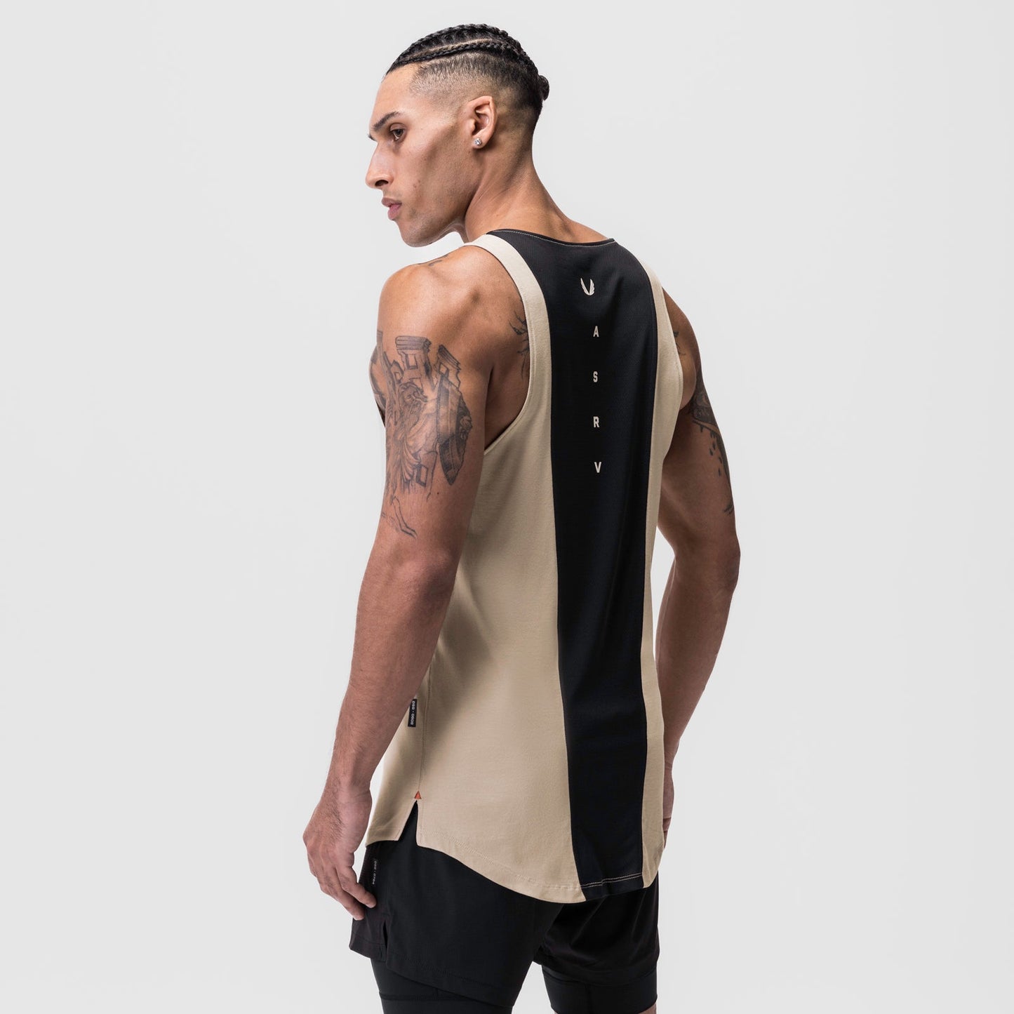 0808. Supima® Vented Tank Beige | ASRV Online