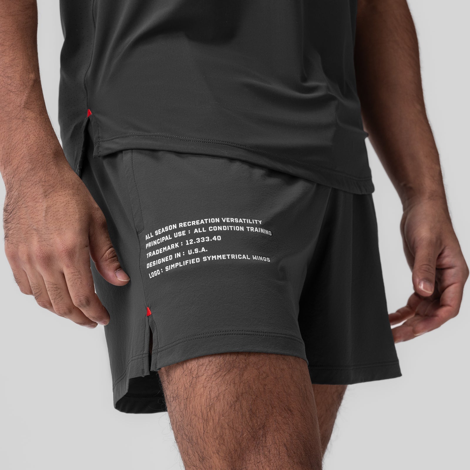 0942. Aerotex™ 5" Training Short Space Grey | ASRV Discount