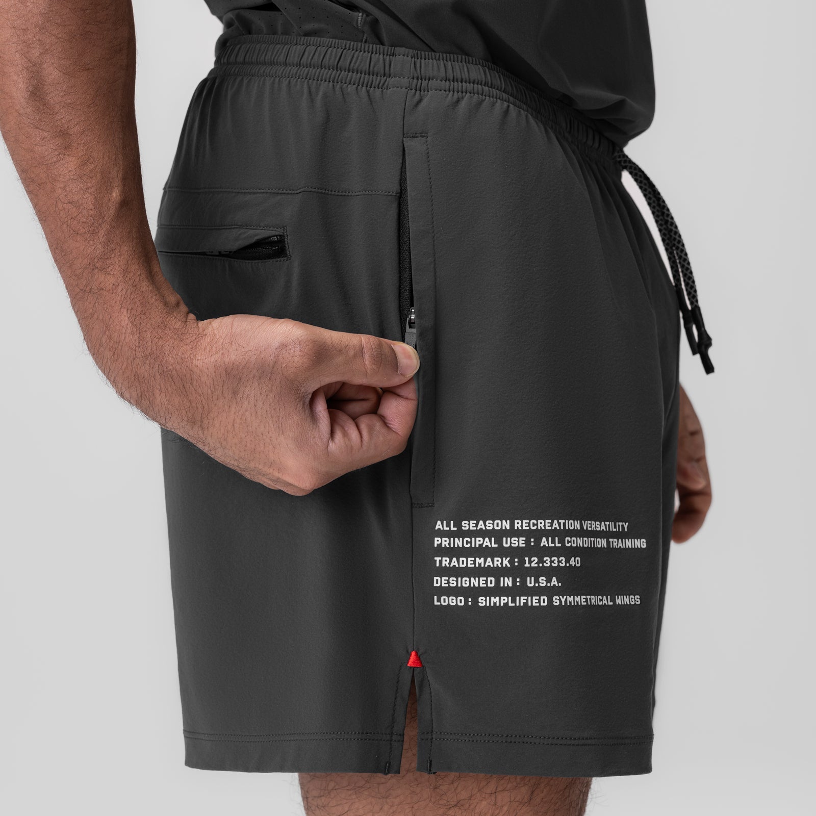 0942. Aerotex™ 5" Training Short Space Grey | ASRV Discount