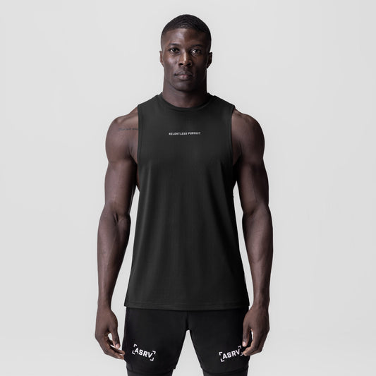0837. 3D-Lite® 2.0 Lycra® Muscle Tank Black "RP" | ASRV sale