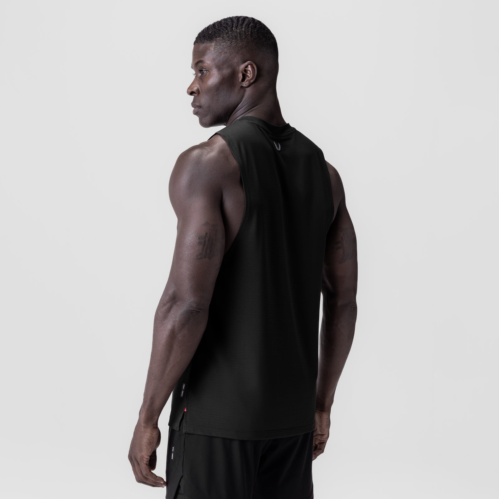 0837. 3D-Lite® 2.0 Lycra® Muscle Tank Black "RP" | ASRV sale