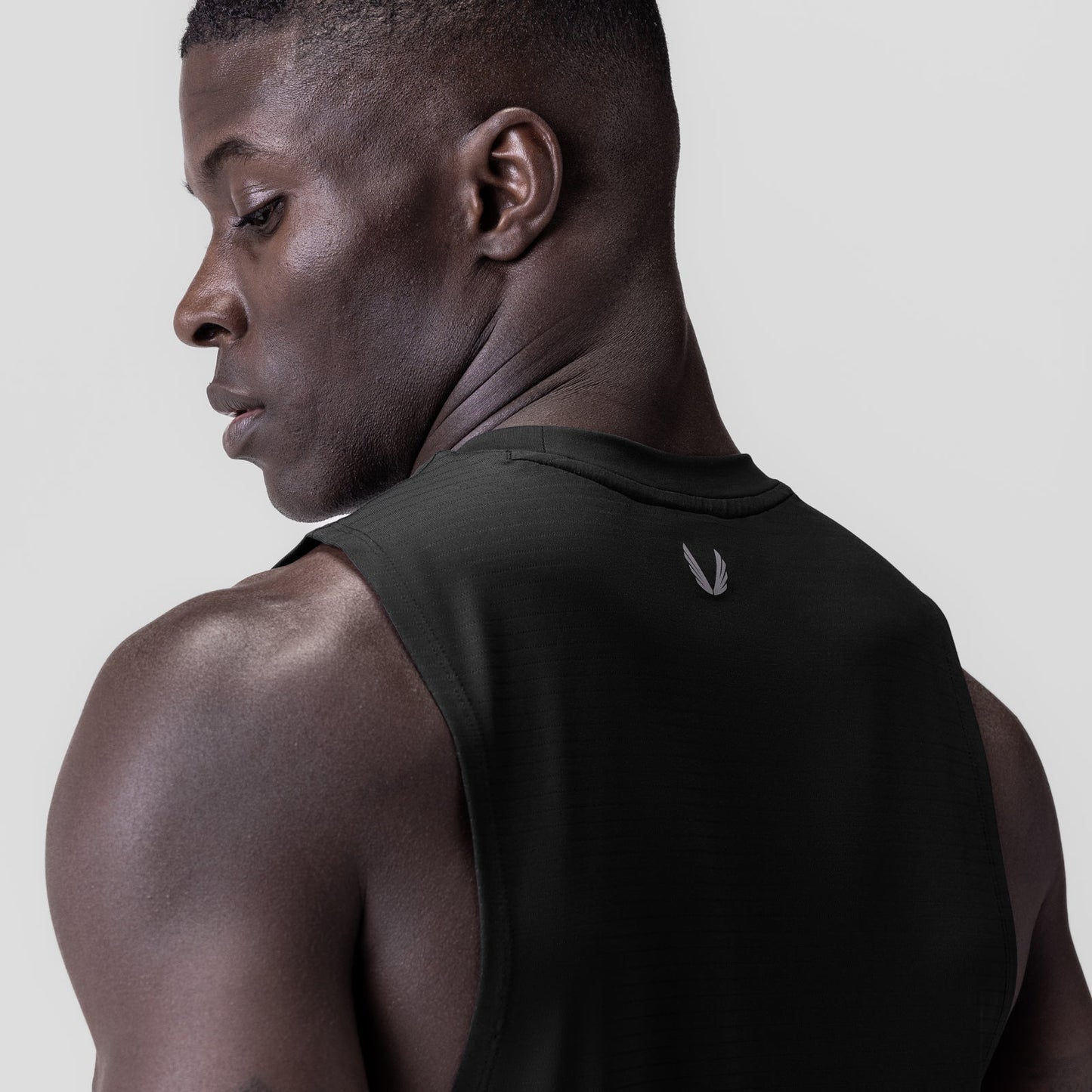 0837. 3D-Lite® 2.0 Lycra® Muscle Tank Black "RP" | ASRV sale
