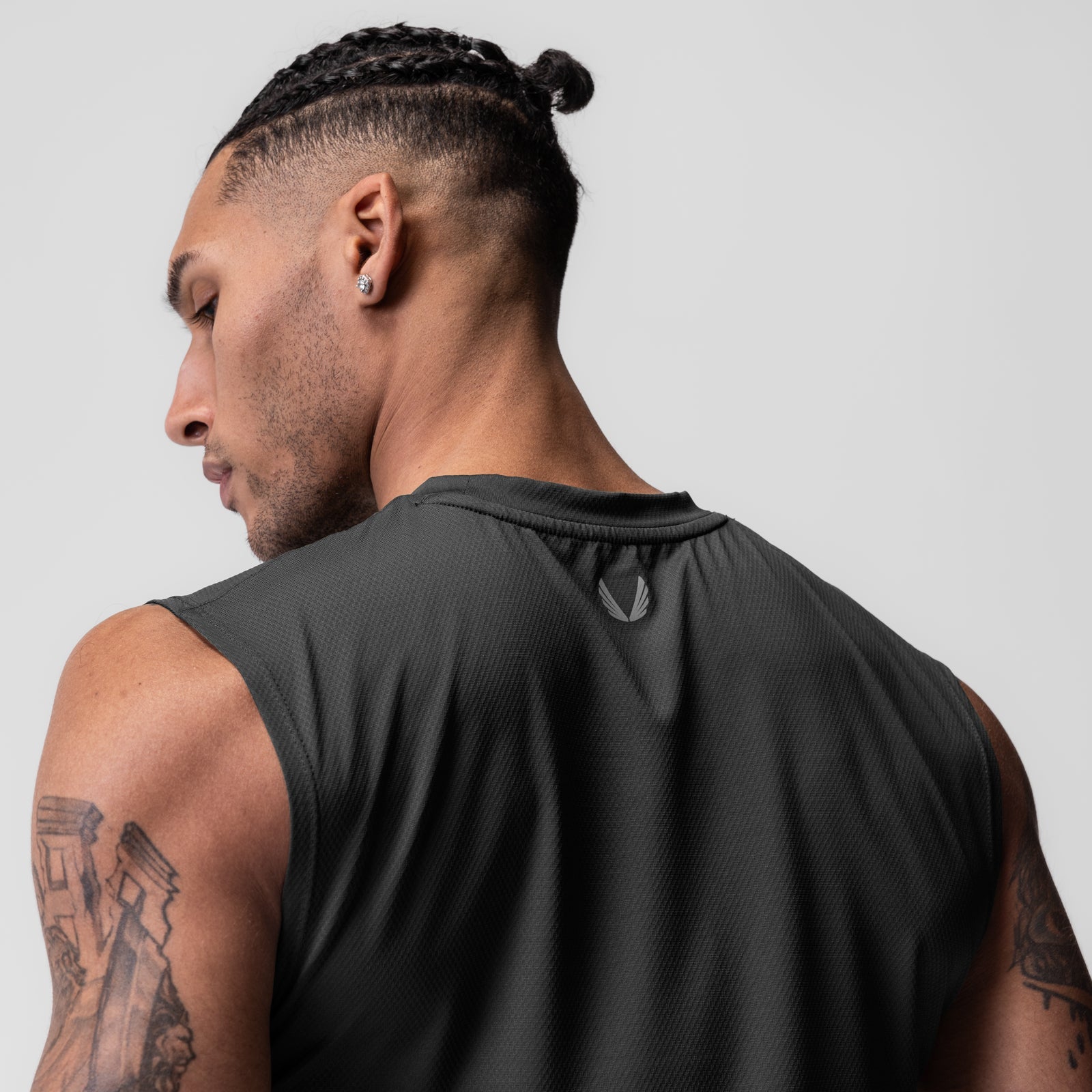 0757. AeroSilver® Cutoff Tank Space Grey | ASRV on sale