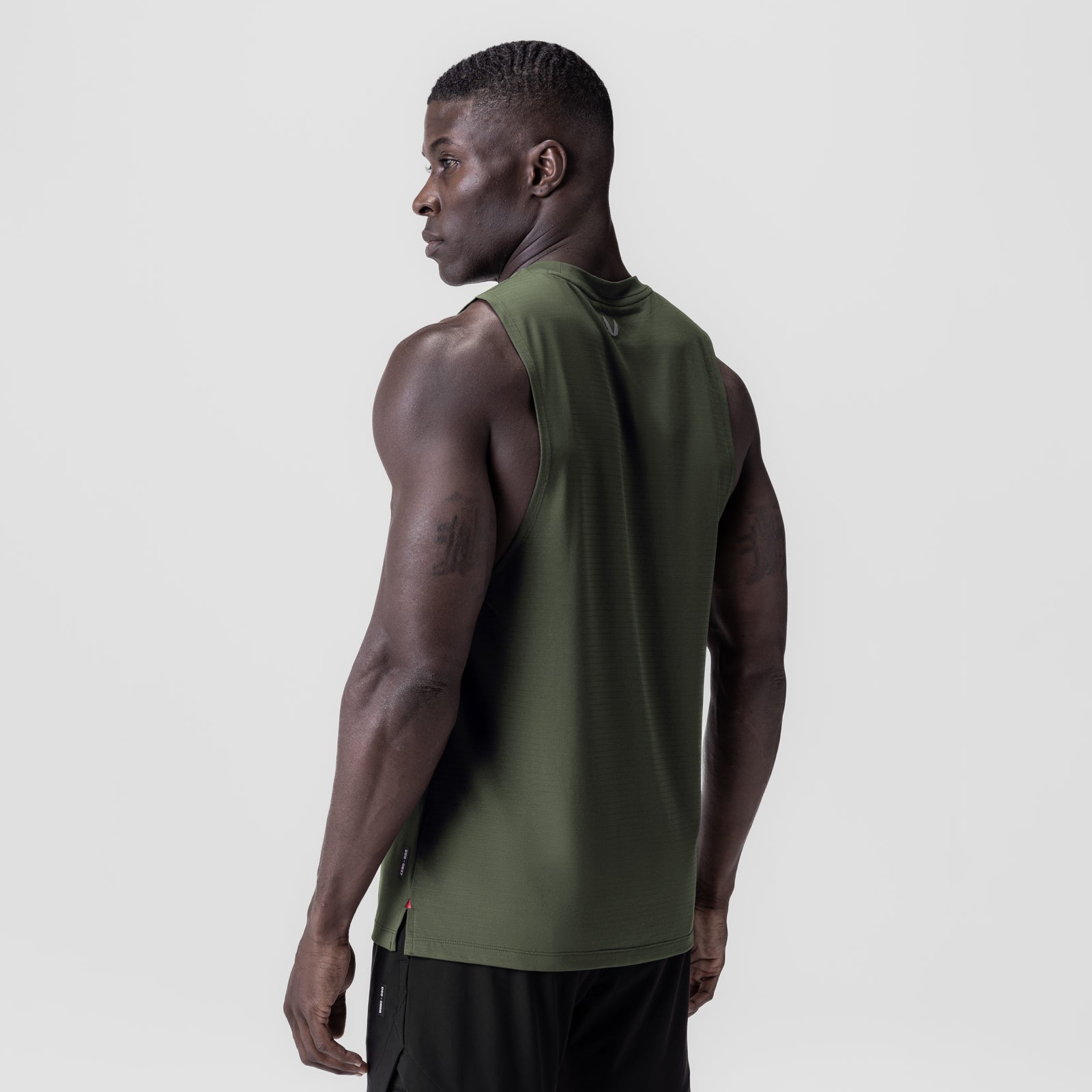 0837. 3D-Lite® 2.0 Lycra® Muscle Tank Olive "RP" | ASRV on sale