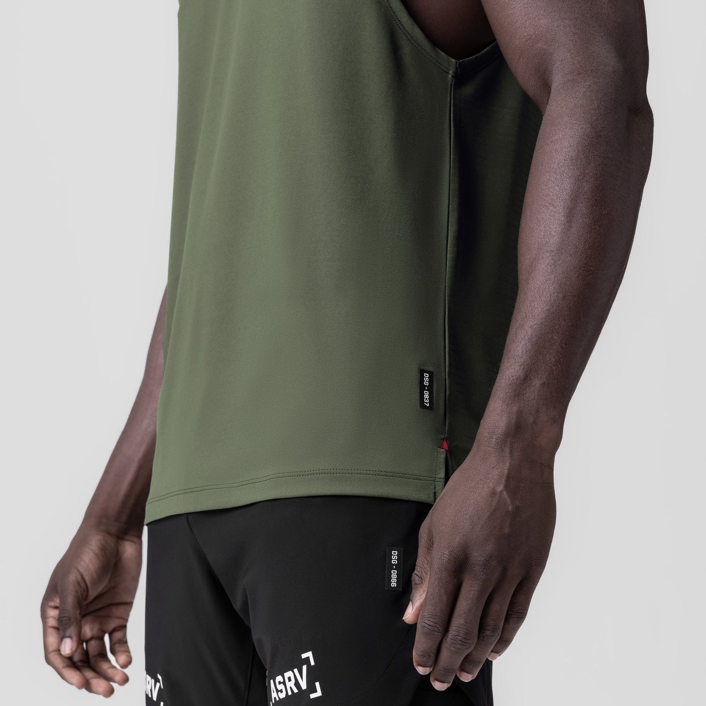 0837. 3D-Lite® 2.0 Lycra® Muscle Tank Olive "RP" | ASRV on sale