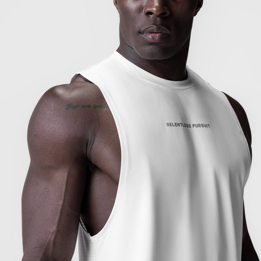 0837. 3D-Lite® 2.0 Lycra® Muscle Tank White "RP" | ASRV discount