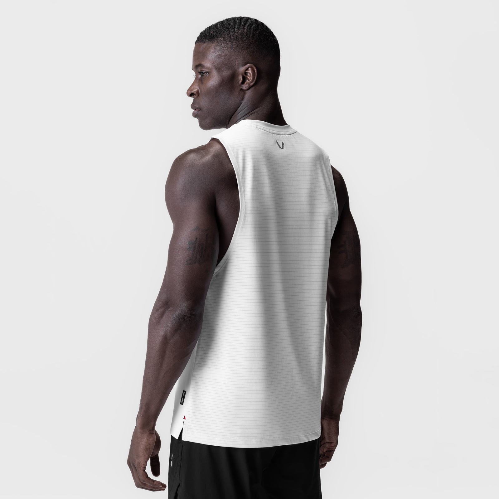 0837. 3D-Lite® 2.0 Lycra® Muscle Tank White "RP" | ASRV discount