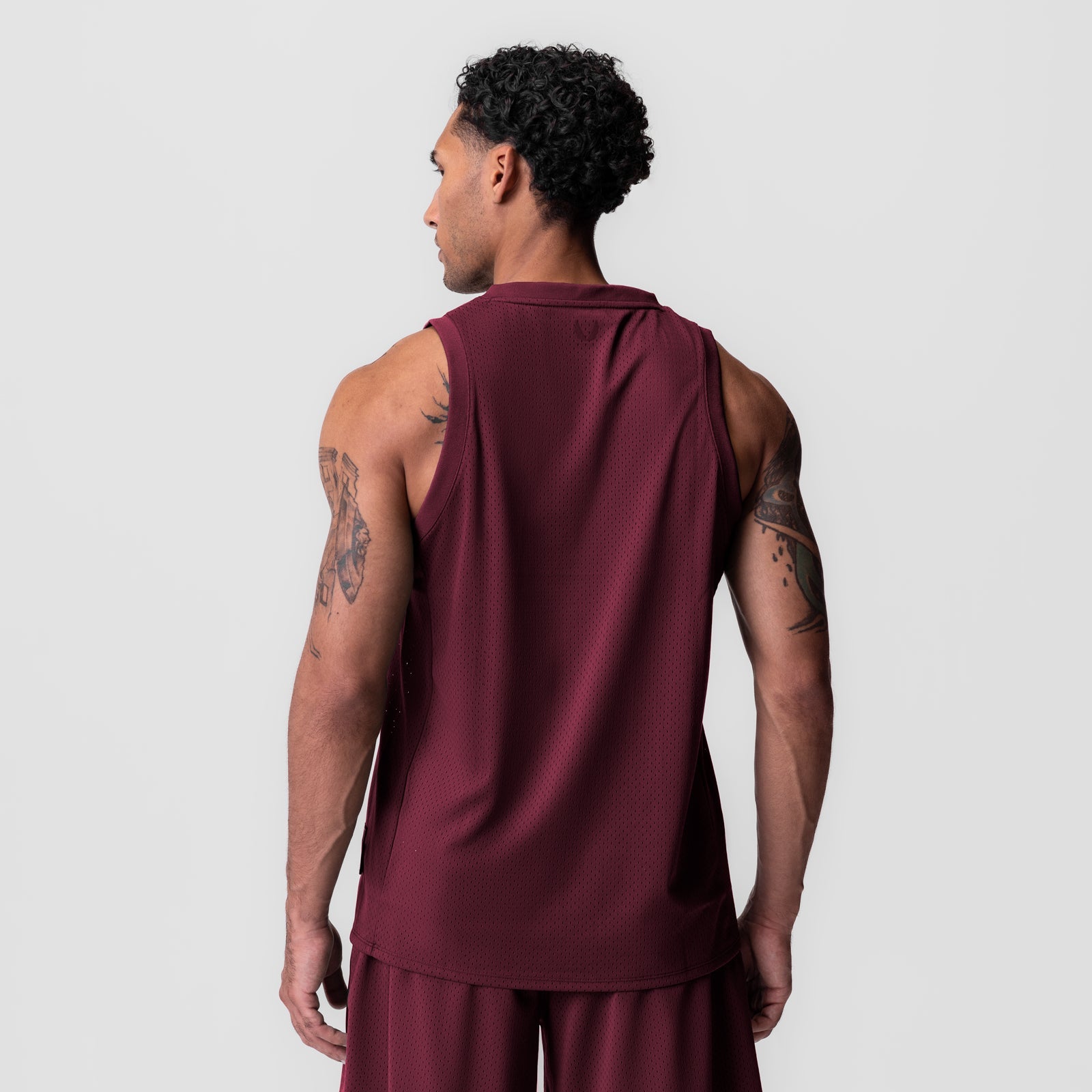 0990. Ion-Mesh Basketball Jersey Crimson | ASRV Online