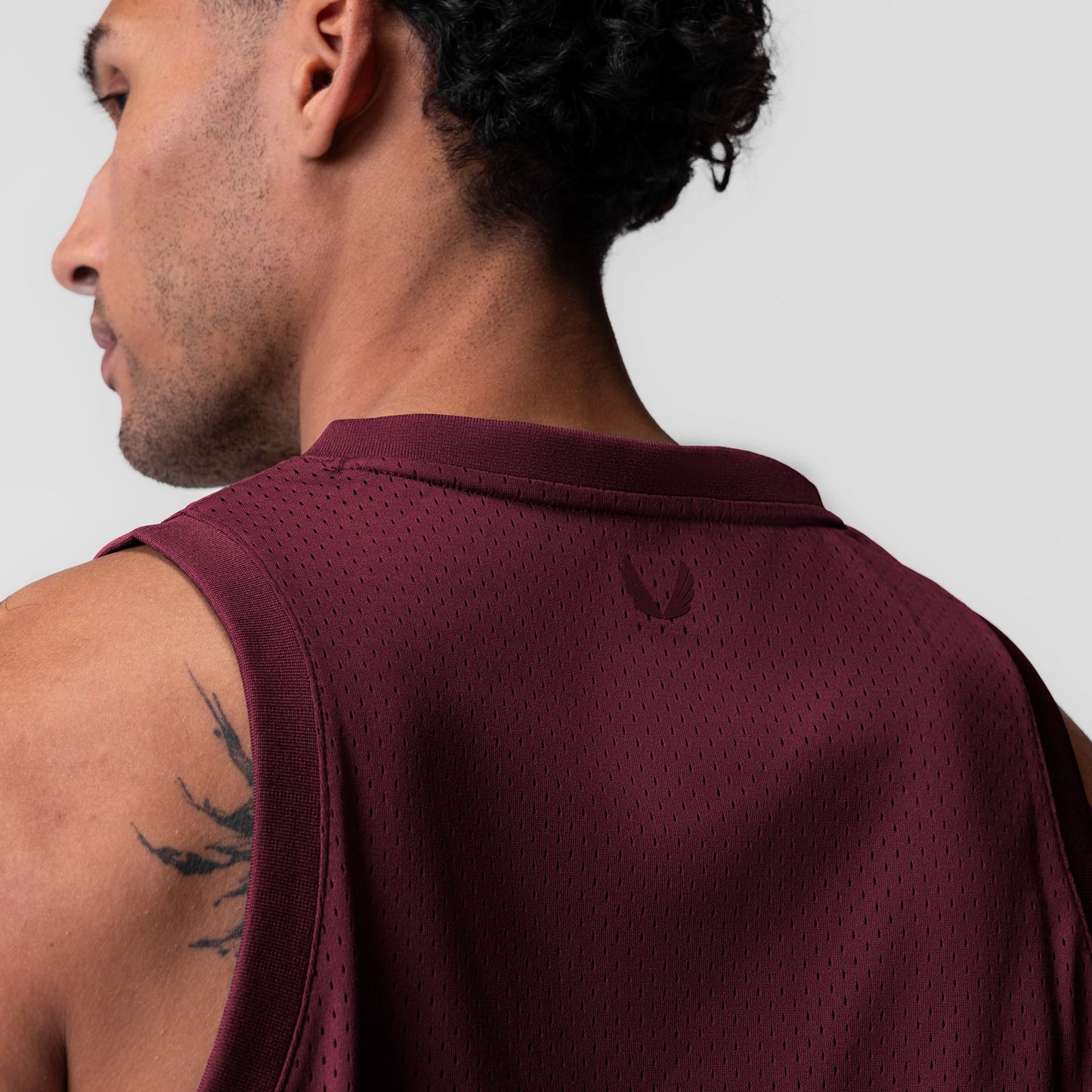 0990. Ion-Mesh Basketball Jersey Crimson | ASRV Online