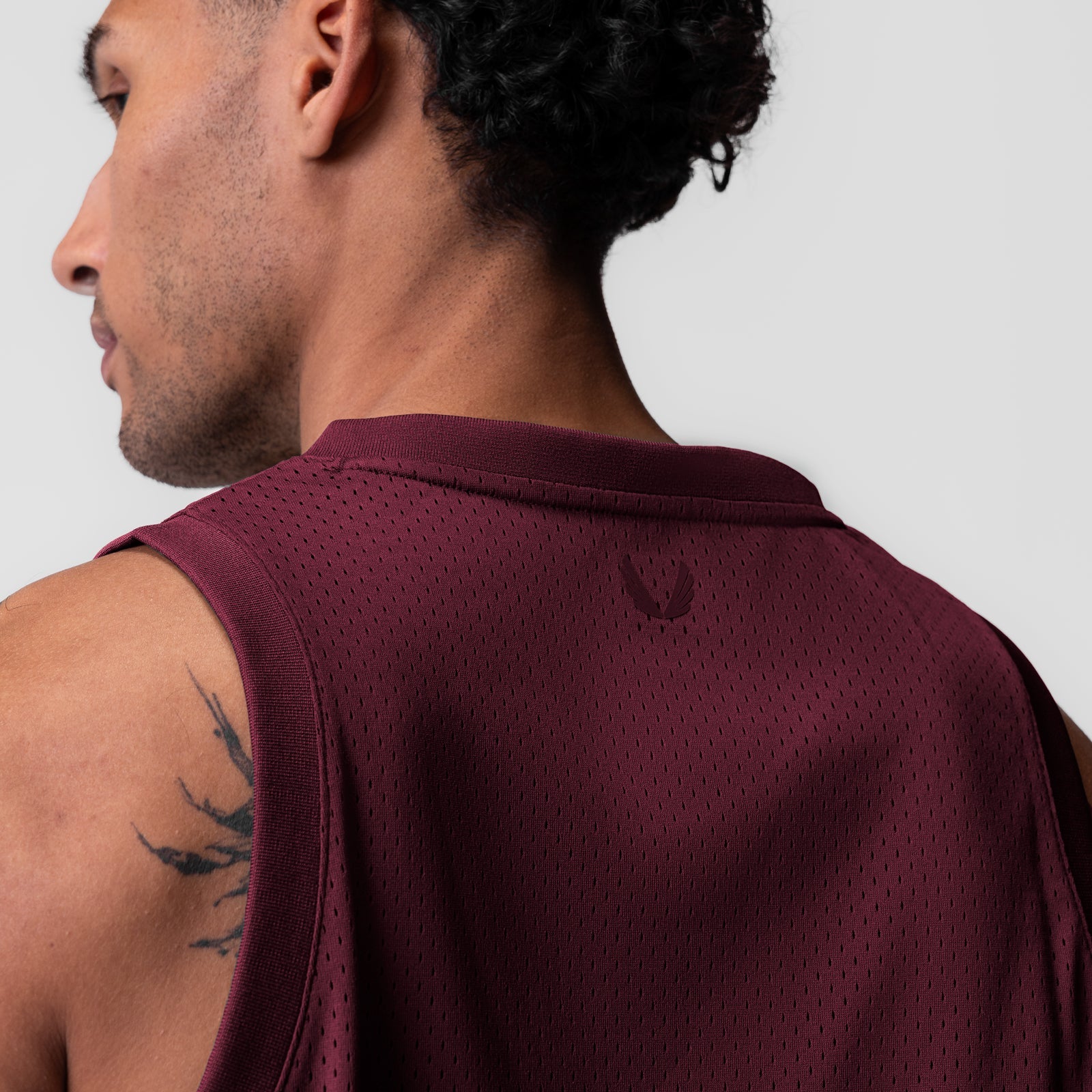 0990. Ion-Mesh Basketball Jersey Crimson | ASRV Online