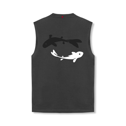 0807. Tech Essential™ Relaxed Cutoff Space Grey "Koi" | ASRV for sale