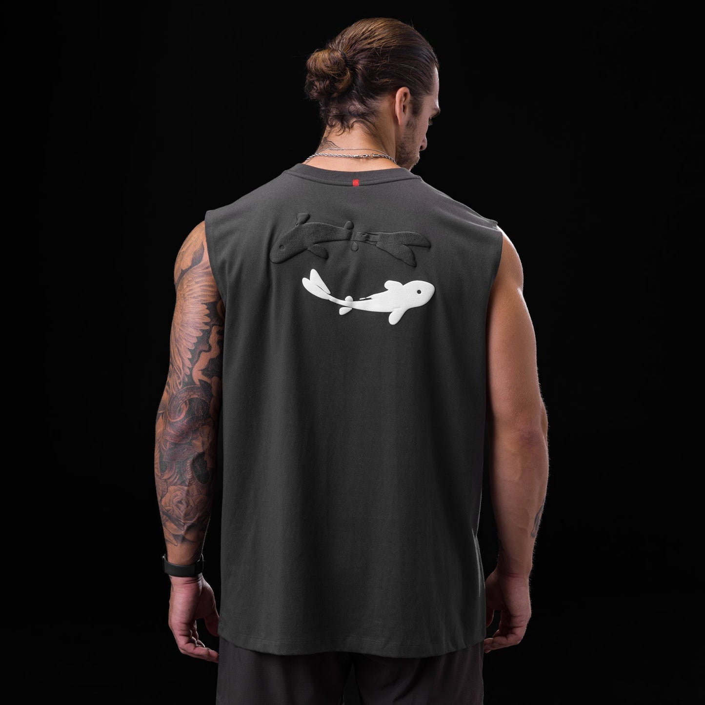 0807. Tech Essential™ Relaxed Cutoff Space Grey "Koi" | ASRV for sale
