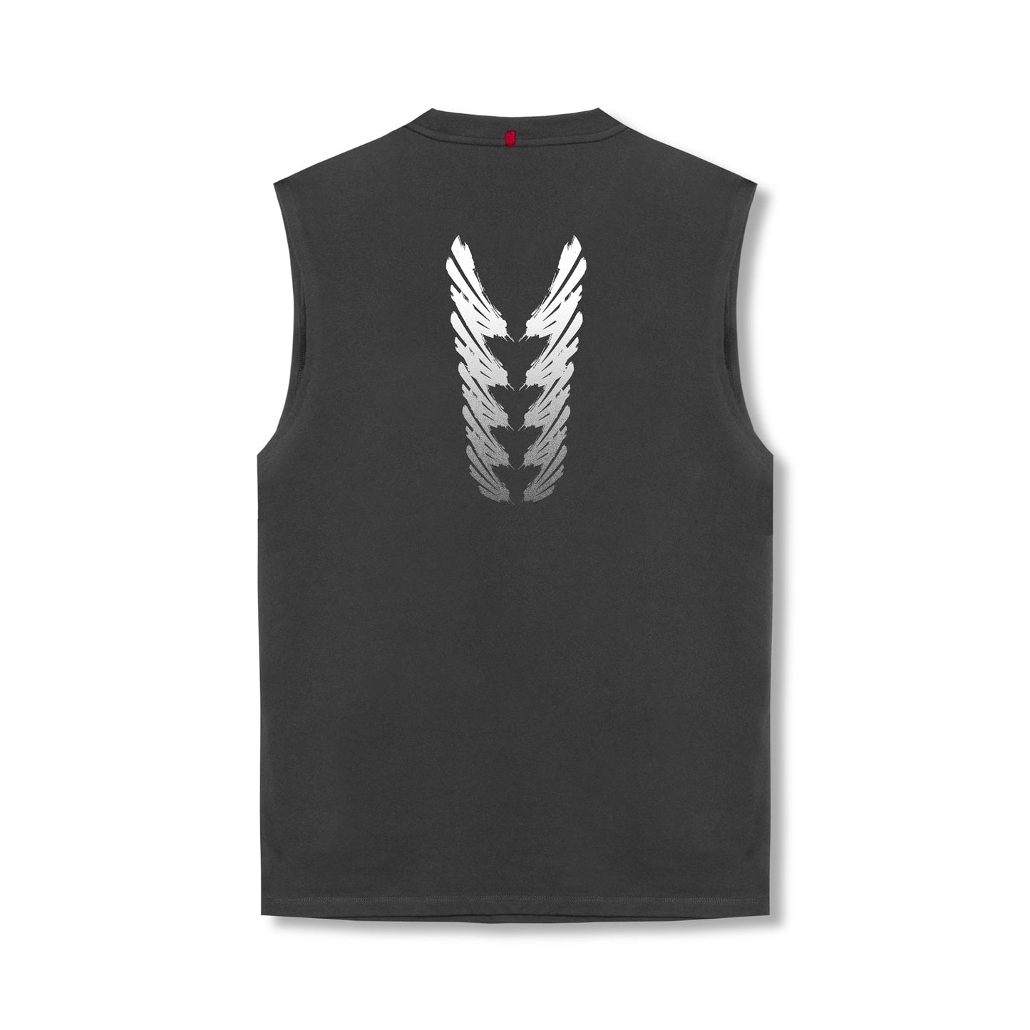 0807. Tech Essential™ Relaxed Cutoff Space Grey "Brush Stroke" | ASRV Online