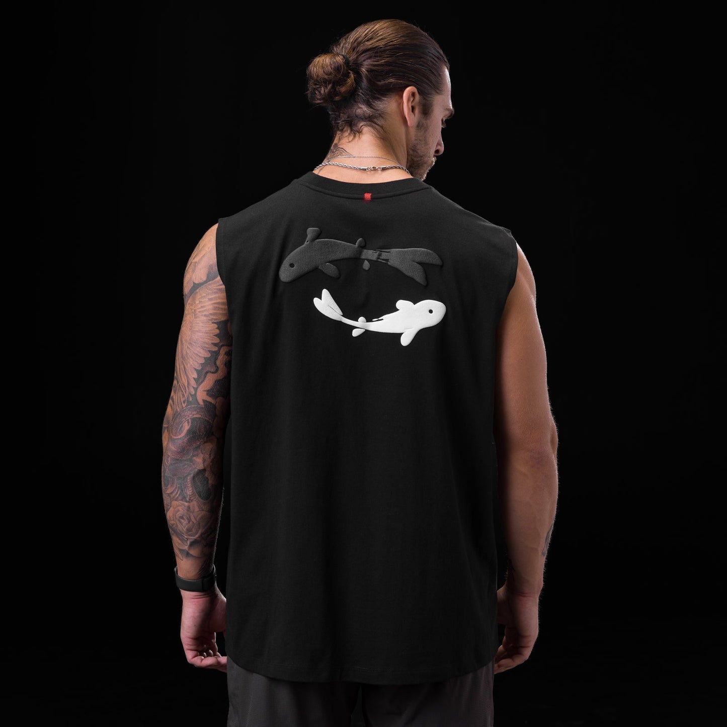 0807. Tech Essential™ Relaxed Cutoff Black "Koi" | ASRV near me