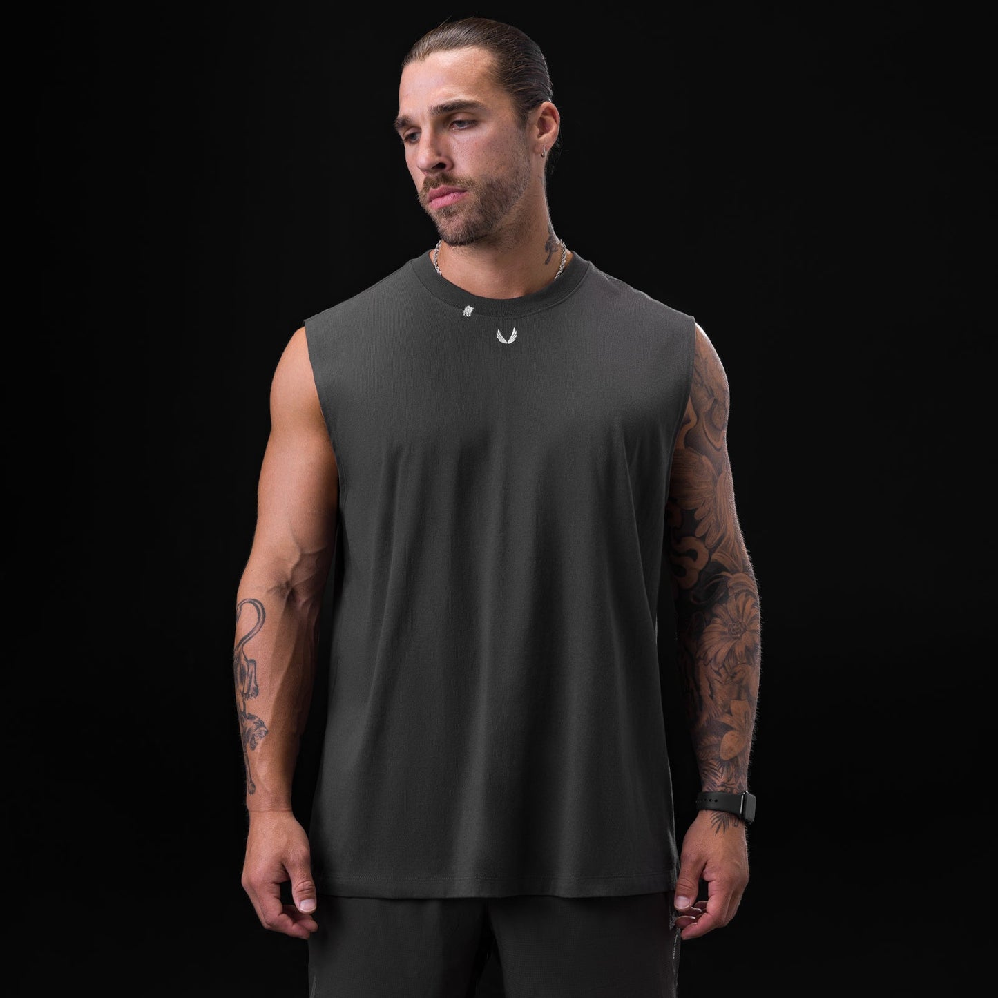0807. Tech Essential™ Relaxed Cutoff Space Grey/White "OTWR" | ASRV US
