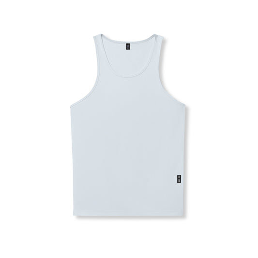 0986. Creora® Tech Ribbed Tank Ice Blue | ASRV sale