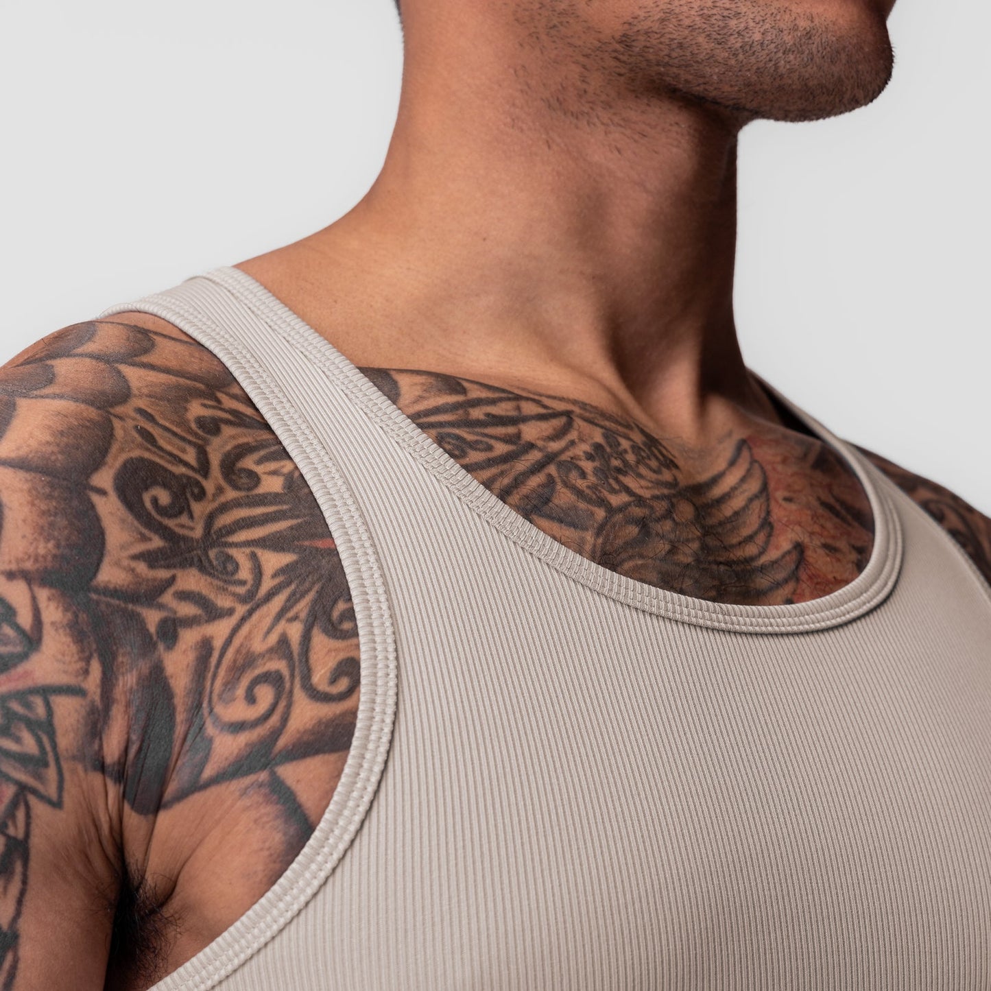 0986. Creora® Tech Ribbed Tank Chai | ASRV on sale