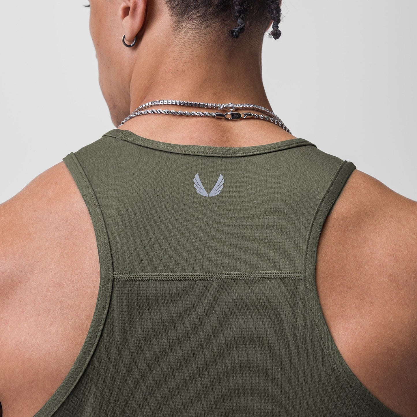 0754. AeroSilver® Training Singlet Olive | ASRV discount