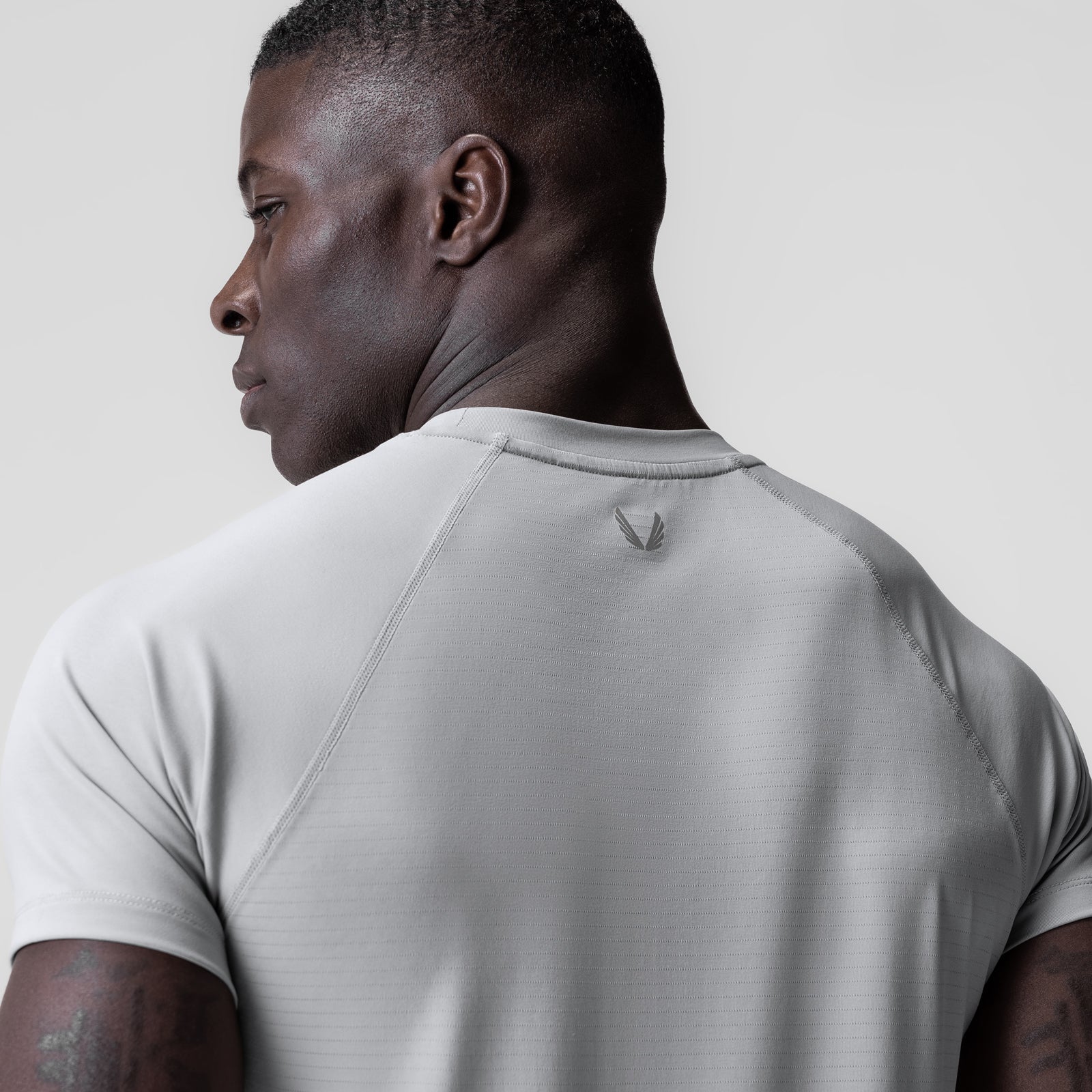 0839. 3D-Lite® 2.0 Lycra® Fitted Tee Slate Grey "OTWR" | ASRV near me