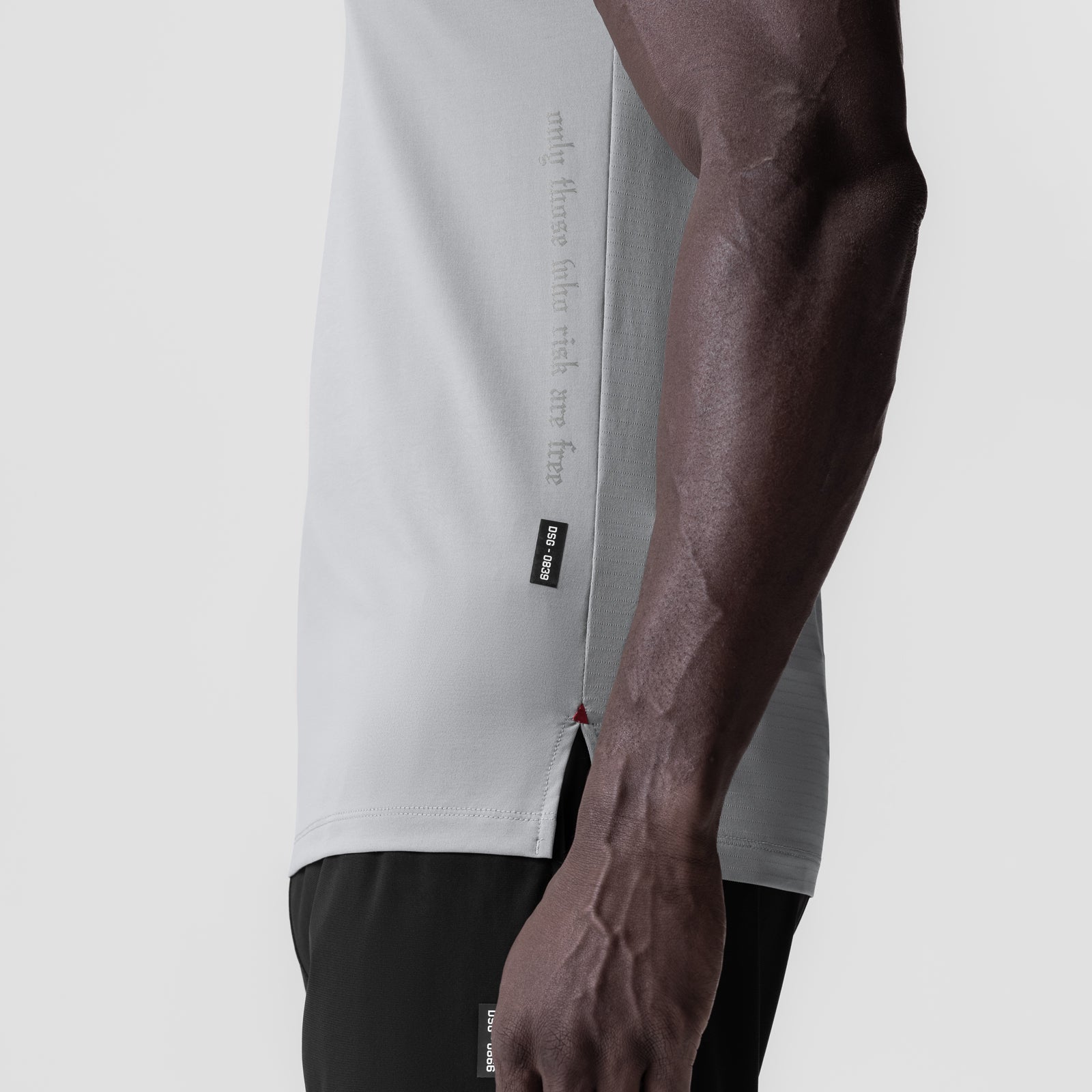 0839. 3D-Lite® 2.0 Lycra® Fitted Tee Slate Grey "OTWR" | ASRV near me