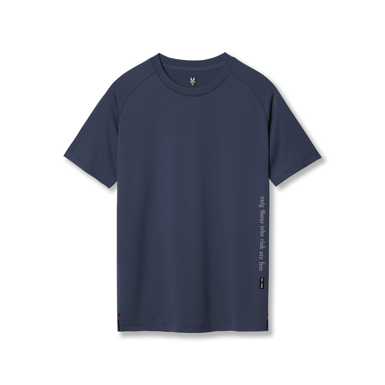 0839. 3D-Lite® 2.0 Lycra® Fitted Tee Navy "OTWR" | ASRV US