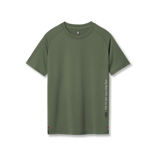 0839. 3D-Lite® 2.0 Lycra® Fitted Tee Olive "OTWR" | ASRV sale